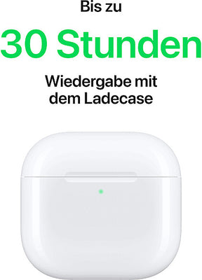 APPLE AirPods 4 mit Aktiver Geräuschunterdrückung, In-ear Kopfhörer Bluetooth Weiß